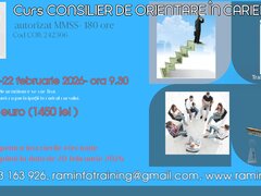 Consilier de orientare in cariera - autorizat MMSS